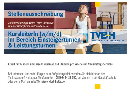 Trainer beim TVBH gesucht