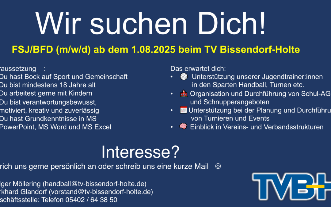 Wir suchen dich !!