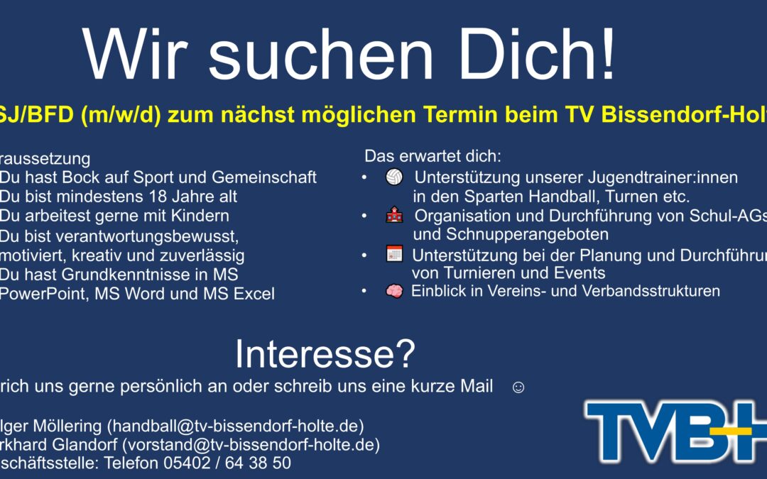 Wir suchen dich !!